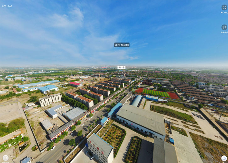 城市航拍全景